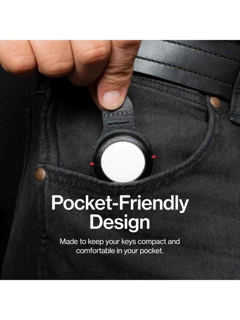 Premium Keychain Holder for Apple AirTag | 5-Key Organizer | Smart Key Storage
